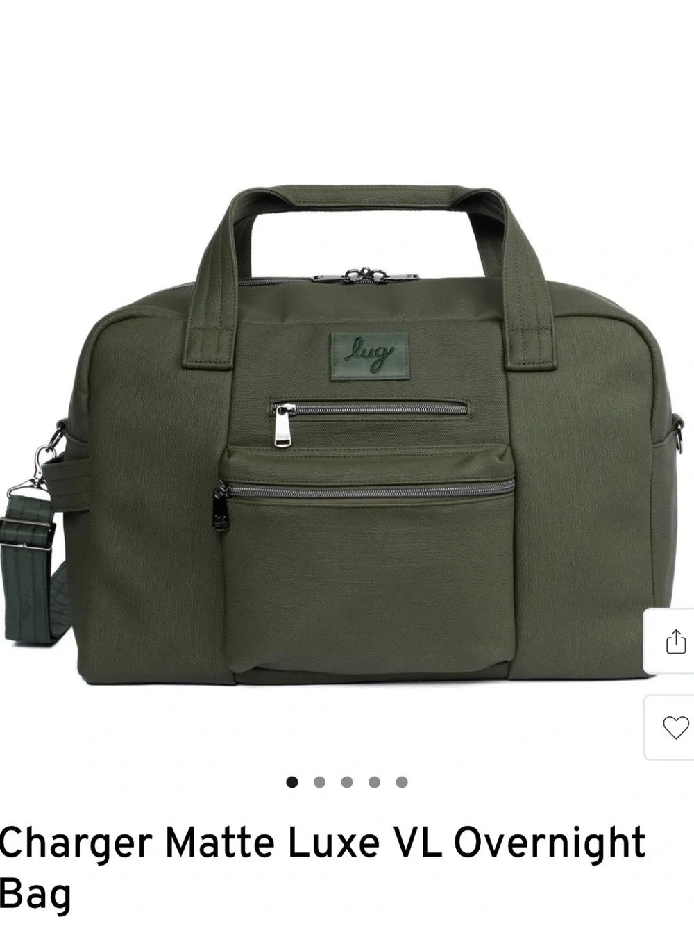 NWT- Lug Charger Matte Luxe